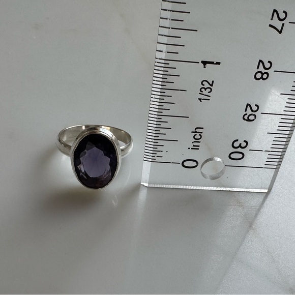 NWOT Sundance Amethyst Sky Ring, Amethyst, Sterling Silver - Picture 5 of 6